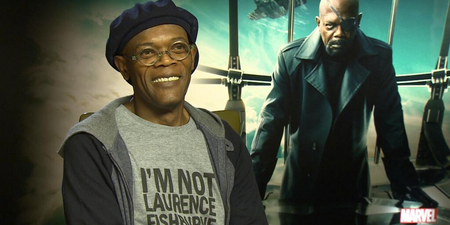 Pic Of The Day: Samuel L Jackson Is Still Not Laurence Fishburne But He Is A Legend With A Great T-Shirt