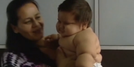 VIDEO: Eight-Month-Old Baby Weighs Over 40 Pounds
