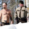 Man In Maine Woken Up To Fully Armed Policeman Because of His Tattoo?