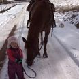 VIDEO: This Little Girl and Her Horse Are Best Friends (And Super Cute)