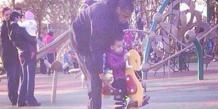 PICTURE: Jay-Z Takes Blue Ivy to Phoenix Park