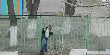 VIDEO – The Futility Of Existence, This Drunk Man’s Struggle With A Fence Is Pretty Special