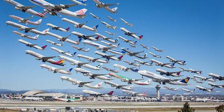 Pic Of The Day: This Is What 8-Hours Of Takeoffs At LAX Looks Like