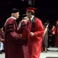 VIDEO: University Student Tries Back Flip At Graduation… Fails Miserably