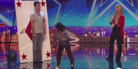 VIDEO: 11-Year-Old Knife Thrower Tempts Simon Cowell To The Britain’s Got Talent Stage