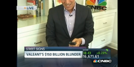 VIDEO: ‘My Eyes Are Stinging!’ – CNBC Reporter Gets Caught Out Only Half-Dressed For the Office