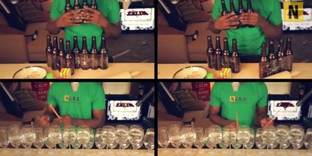VIDEO: The “Zelda” Theme Played on Beer Bottles And Wine Glasses is Pretty Brilliant