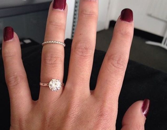 Fifi Geldof shows off her engagement ring on Instagram