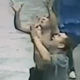 VIDEO: Man Hailed A Hero After Catching Baby Who Fell From Second Story Window