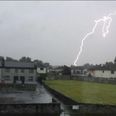 PICTURE – The Lightning In Galway Today Was Pretty Spectacular
