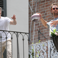 Nothing To See Here… Just Brad Pitt Tossing Beers To Matthew McConaughey’s Balcony From Across The Street