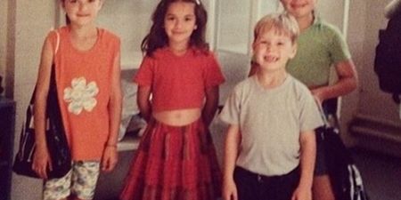 Guess Who: Singer Shares Childhood Snap (She’s The One In Red)