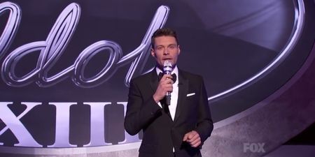 WATCH: Ryan Seacrest Takes to The Stage And Sings For The First Time on American Idol