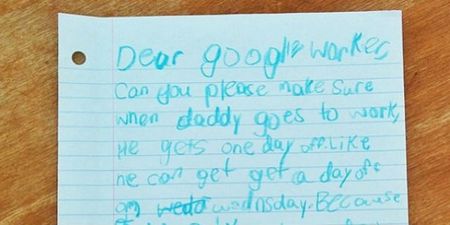 ‘Dear Google Worker’ – One Little Girl Wants Her Dad To Take A Day Off And It’s Pretty Adorable
