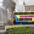 PICTURES: Double-Decker Bus In Flames In Dublin City Harold’s Cross Area