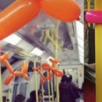 PICS: Having A Wuff Day? Artist Decorates London Underground With Balloon Dogs