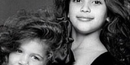 Kim Kardashian Shares Sweet Childhood Snap To Mark Khloe’s Birthday