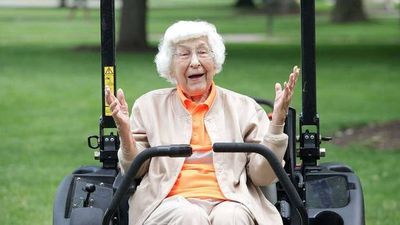 Woman Celebrates 100th Birthday By, Wait For It, Riding On A Lawn Mower