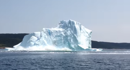 Terrifying: Watch The Moment An Iceberg Collapses And Causes Waves Of Panic