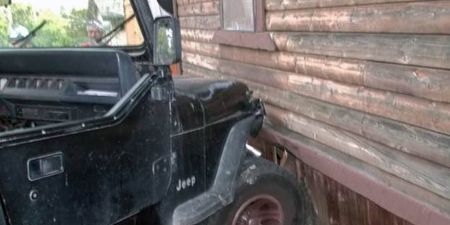 Three-Year-Old Crashes Jeep Into His Neighbour’s House