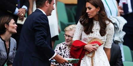 PICTURE: Kate Middleton Looks Lovely At Wimbledon Today