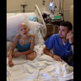 “Love Is An Open Door” Nurse Sings Song From Frozen With Young Cancer Patient