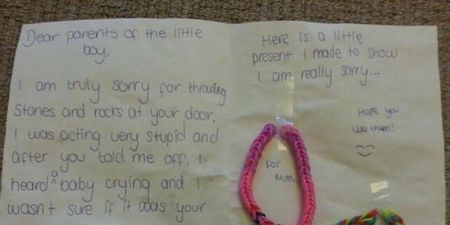 “I Am Really Sorry, Like Really Really Sorry” – One Little Girl Makes Amends In The Cutest Way Possible