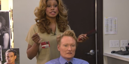 WATCH: “People Are Afraid Of Clowns” – Conan O’ Brien Gets Some Home Truths From Laverne Cox