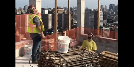 WATCH: Donegal Man Completes The Most Extreme Ice Bucket Challenge Atop NYC Skyscraper