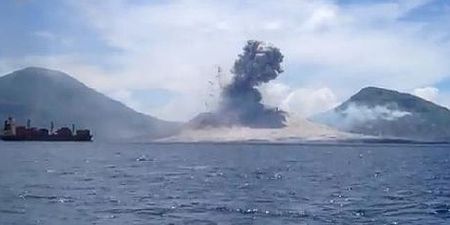 WATCH! Amazing Live Footage of Volcano Eruption