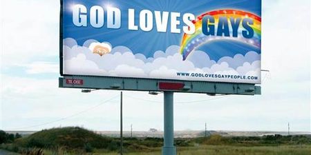 “God Loves Gays” Billboard Appears in the Hometown of the Westboro Baptist Church