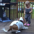 WATCH: This Toddler Is Having Too Much Craic Playing With Her Rescued Puppy