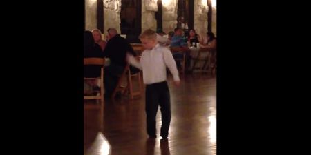 VIDEO: Little Boy Shows Off Impressive Dance Moves At Wedding Party