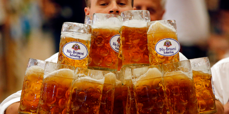 WATCH! German Man Sets New World Record by Carrying How Many Pints?!
