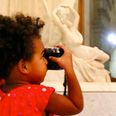 Too Cute! Beyonce Posts Adorable Photos Of Blue Ivy Playing At The Louvre In Paris