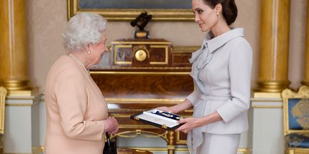 When Angelina Met Elizabeth… Jolie Becomes an Honorary Dame