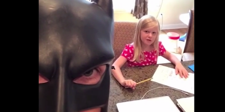 WATCH: We Never Want BatDad To Hang Up His Mask… Pure Genius!