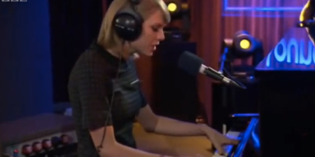WATCH: Taylor Swift Covers Vance Joy’s ‘Riptide’ For BBC Radio One Live Lounge And It’s Incredible