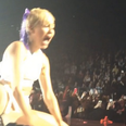 WATCH: Miley Cyrus Falls On Stage… Makes The Internet’s Day