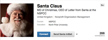 Santa Embraces “Snow-cial” Media And Is Hunting For Helpers On LinkedIn