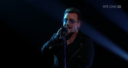 WATCH: Bono and The Edge Deliver Stunning Performance of  Every Breaking Wave On The Late Late Show