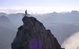 MUST WATCH: Cyclist Defies Death As He Takes on Isle of Skye Mountain Ridge