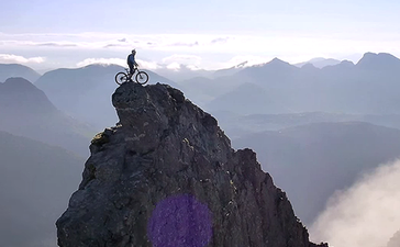 MUST WATCH: Cyclist Defies Death As He Takes on Isle of Skye Mountain Ridge