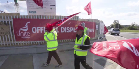 PROTEST AT 200 FEET: Would You Work For €5 An Hour? These Dublin Workers Claim They Work For Less