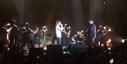 STOP EVERYTHING! Ed Sheeran and Sam Smith Perform a Surprise Duet