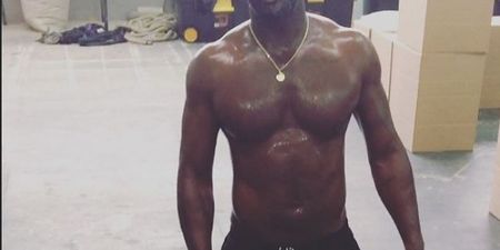 VIDEO: Shirtless Idris Elba Gets Sweaty in Training for New Film