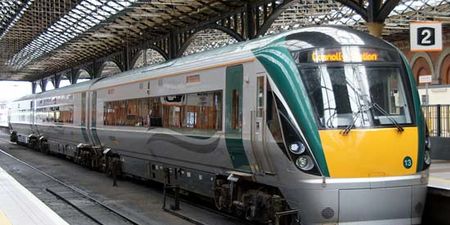 *Updated* Irish Rail Passenger Sends Heart-Warming Message To Young Man On Dublin-Cork Train