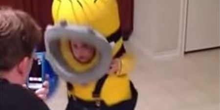 “I’m Okay!” This Video of a Toddler Dressed Up as a Minion Will Make Your Day