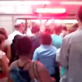 VIDEO: Ouch! Man Gets His Um..Bulge Stuck in Doors of Subway