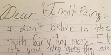 “I Know It’s You Who Gets The Money”: Nine-Year-Old Pens Accusing Letter to The Tooth Fairy